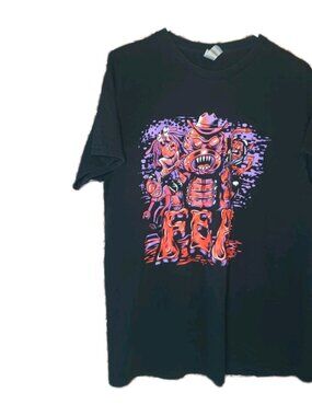 FEA Band Punk Rock Graphic T Shirt Large - All Women's Band Rock Shirt